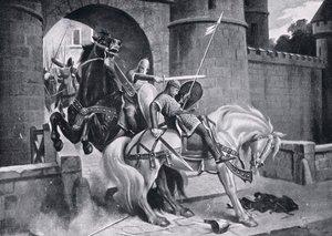 Kampen mellom William og Robert ved Gerberoy AD1079, 1920-tallet